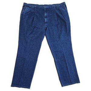 Vintage Dockers Jeans Men's 54x32 Pleated Denim High Rise 80s USA Made NWT NEW